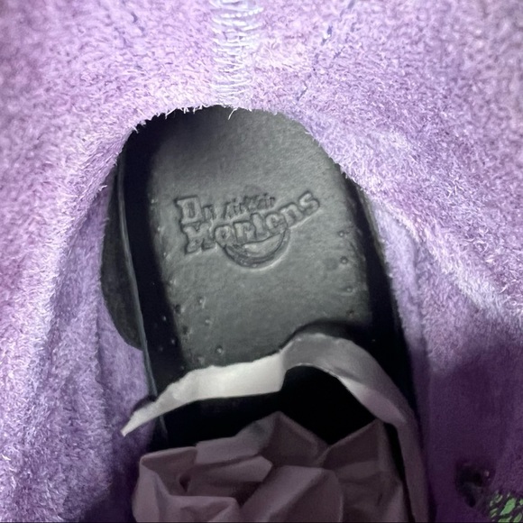 Dr. Marten Pascal Combat Boots in Violet Mirror Iridescent Mermaid - Picture 6 of 8